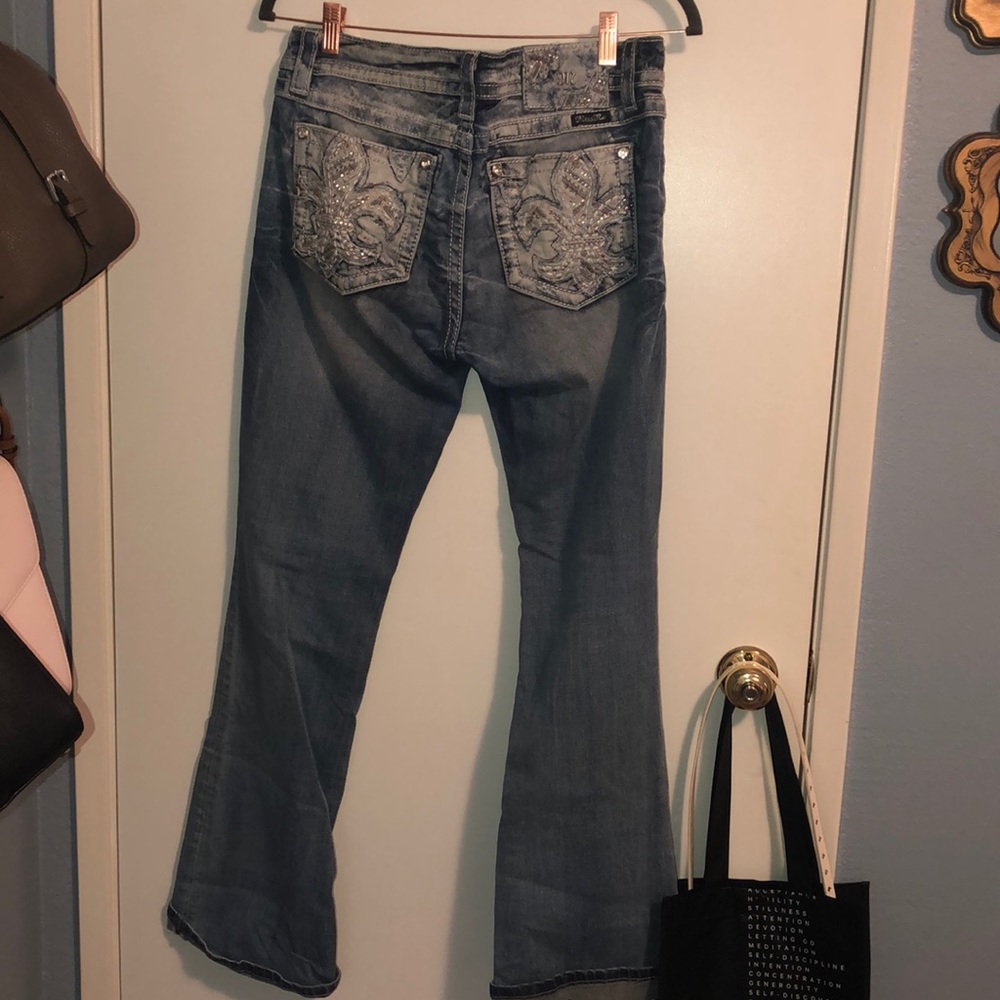 Miss Me Light Wash Signature Bootcut Jeans